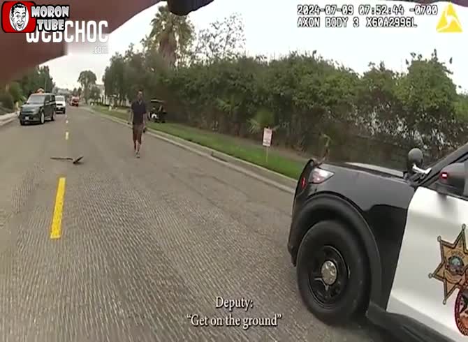Video :After decapitating his parents, a Californian performs a Tina Turner song as he is shot by the cops